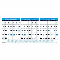 House of Doolittle 3-month Horizontal Wall Calendar (3647)