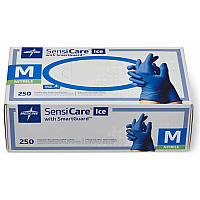 Medline SensiCare Ice Blue Nitrile Exam Gloves (MIIMDS6802)