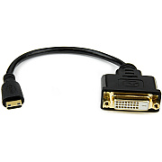 StarTech 8 In (20cm) Mini Hdmi To Dvi-d Cable M/f (HDCDVIMF8IN)