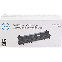Dell Original Standard Yield Laser Toner Cartridge - Black - 1 Each (DLLCVXGF)