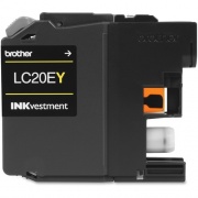 Brother Genuine LC20EY INKvestment Super High Yield Yellow Ink Cartridge
