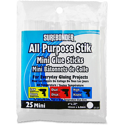 Surebonder All Purpose Mini Glue Sticks (FPRDT25)