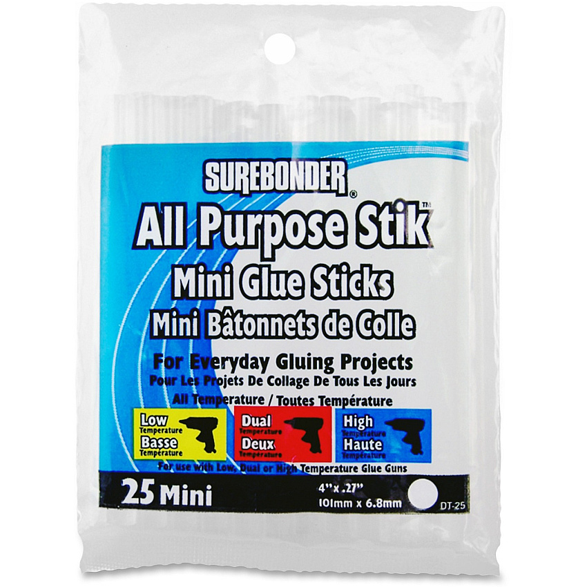 Surebonder All Purpose Mini Glue Sticks (FPRDT25)