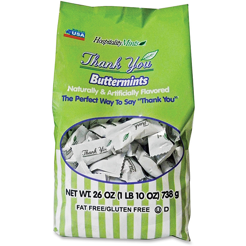 Hospitality Mints Thank You Buttermints (HMT19061)