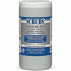 SCRUBS Stainless Steel Cleaner Wipes (ITW91930)