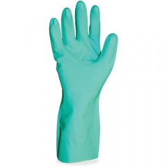 ProGuard Flock Lined Green Nitrile Gloves (8217L)