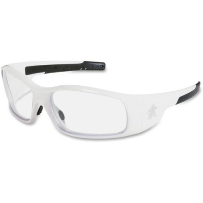 Crews Swagger White Frame Safety Glasses (CRWSR120)