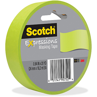 Scotch Expressions Masking Tape (MMM3437GRN)