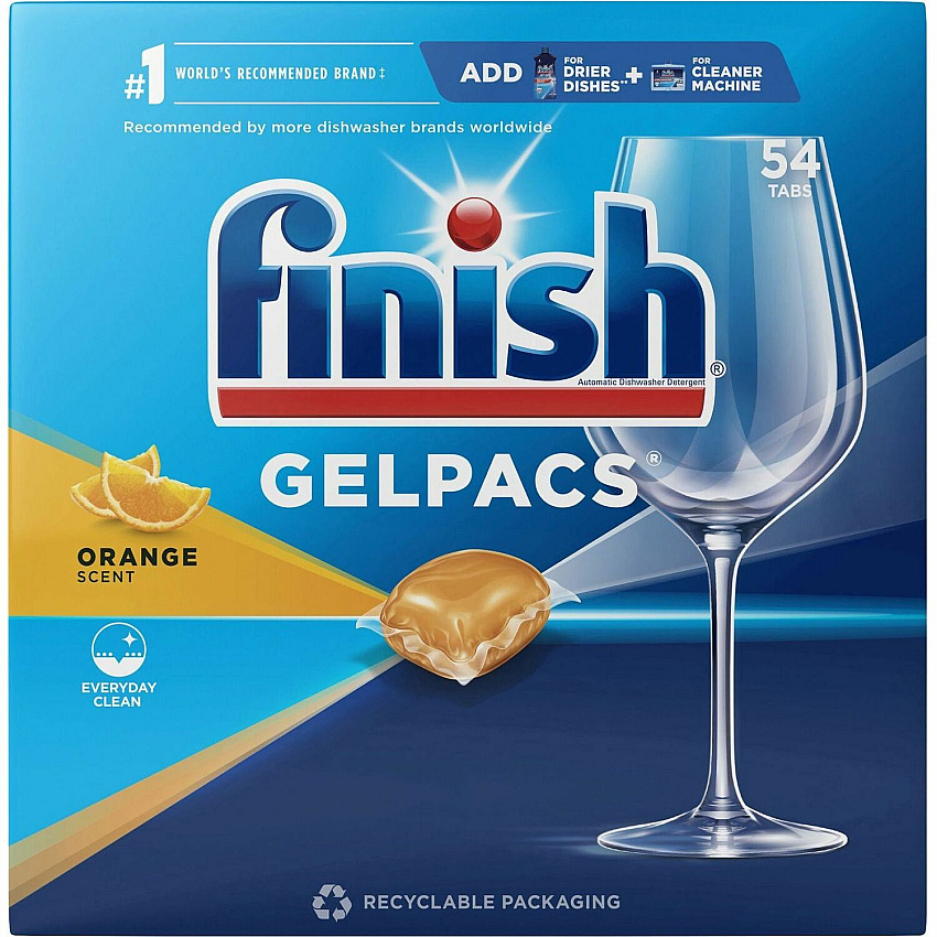 FINISH All-n-1 Detergent Gelpacs (RAC81181)