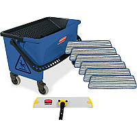 Rubbermaid Commercial Microfiber Finish System Kit (RCPQ050000000)