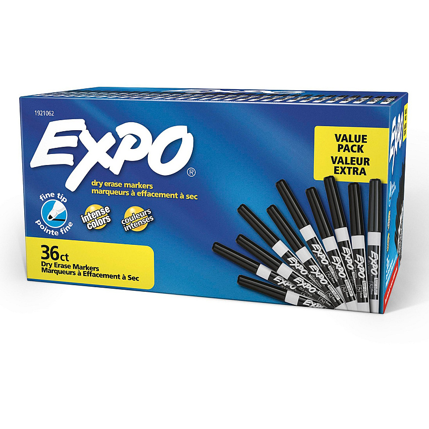 EXPO Low-Odor Dry-erase Fine Tip Markers (SAN1921062)