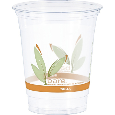 Solo Bare Eco-Forward RPET Clear Cold Cups (RTP12BARE)