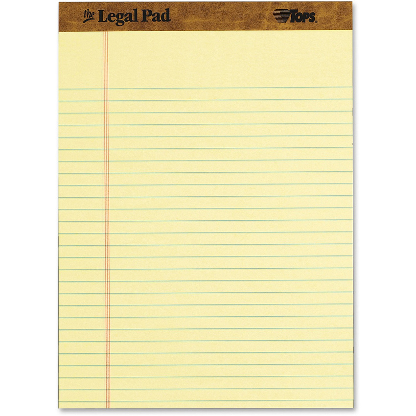 TOPS Legal Ruled Writing Pads (TOP75327)