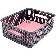 Advantus Plastic Weave Bins (AVT40327)