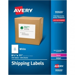 Avery Laser/Inkjet White Shipping Labels (95920)