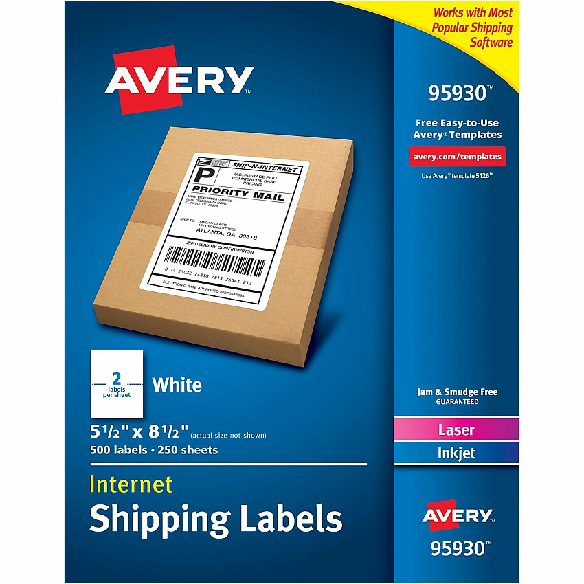 Avery Shipping Label (AVE95930)