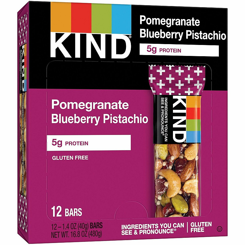 KIND Pomegranate Blueberry Pistachio Nut Bars (KND17221)