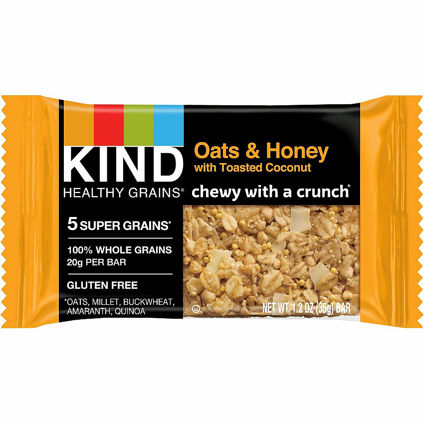 KIND Oats & Honey with Toasted Coconut Healthy Grains Bars (KND18080)