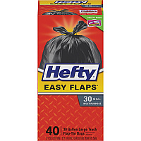 Hefty Easy Flaps 30-gallon Large Trash Bags (RFPE27744)