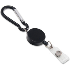 Advantus Metal Badge Reel/Carabiner Set (76349)
