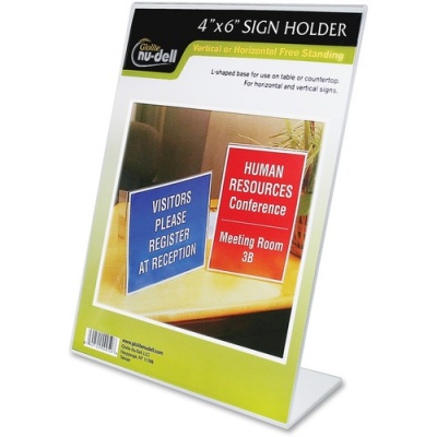 NuDell NuDell Freestanding Sign Holder (35446)