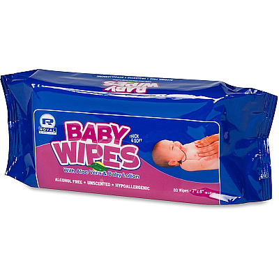 Royal Paper Products Baby Wipes Refill Pack (RPPRPBWUR80)
