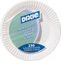 Dixie Uncoated Paper Plates by GP Pro (WNP9OD)