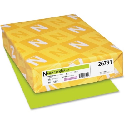 Exact Brights Smooth Colored Paper - Green (26791)