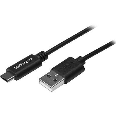 StarTech 1m (3 Ft) Usb C To Usb-a Cable - M/m - Usb 2.0 - Usb-if Certified (USB2AC1M)