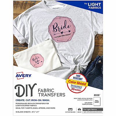 Avery Fabric Transfers (AVE8938)