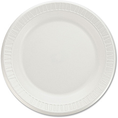 Dart Quiet Classic 9" Laminated Foam Plates (DCC9PWQR)