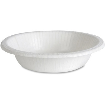 Dixie Basic Lightweight Disposable Paper Bowls by GP Pro (DBB12WCT)