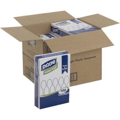 Dixie Medium-weight Disposable Teaspoon Grab-N-Go by GP Pro (TM207CT)