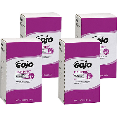 GOJO Rich Pink Antibacterial Lotion Soap Refill (GOJ722004CT)