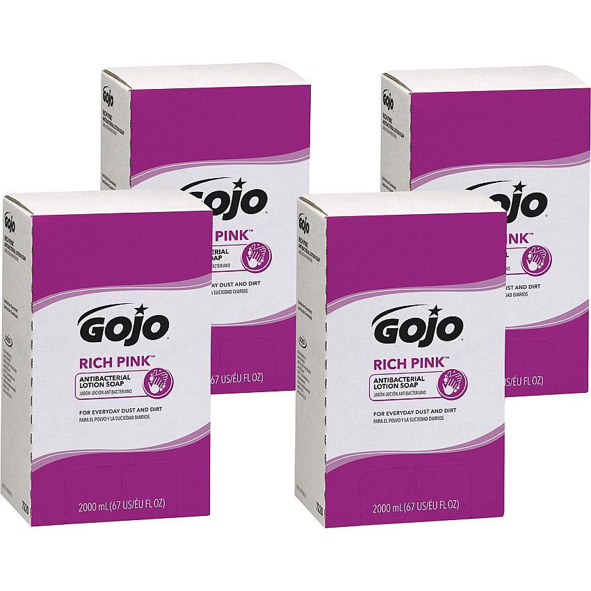 GOJO Rich Pink Antibacterial Lotion Soap Refill (GOJ722004CT)