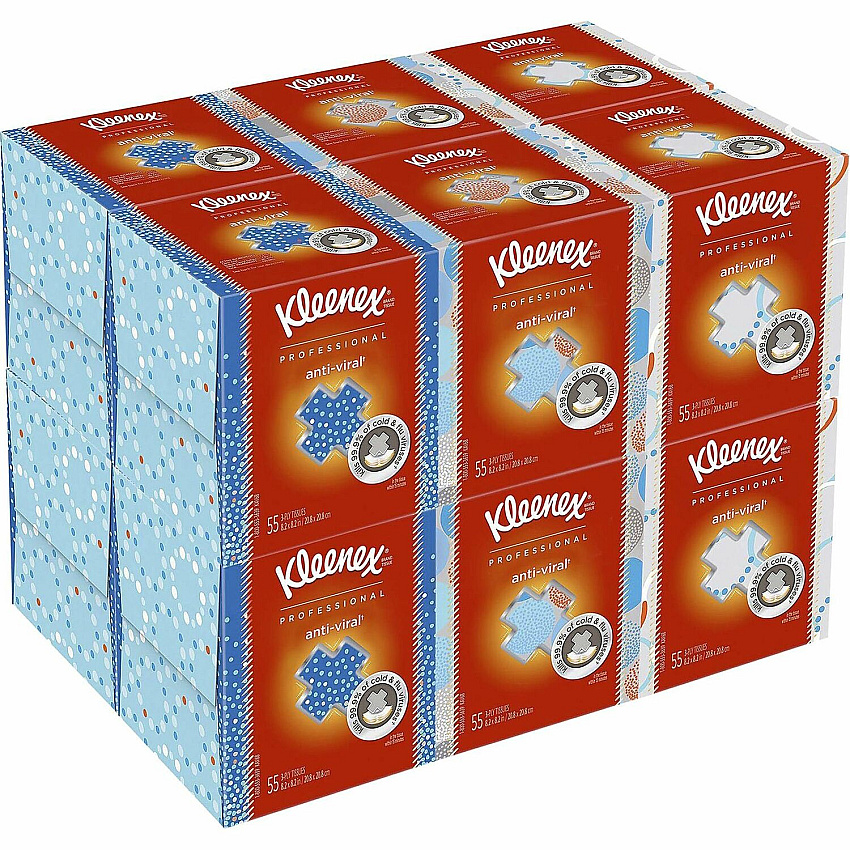 Kleenex Professional Anti-Viral Facial Tissue (KCC21286CT)