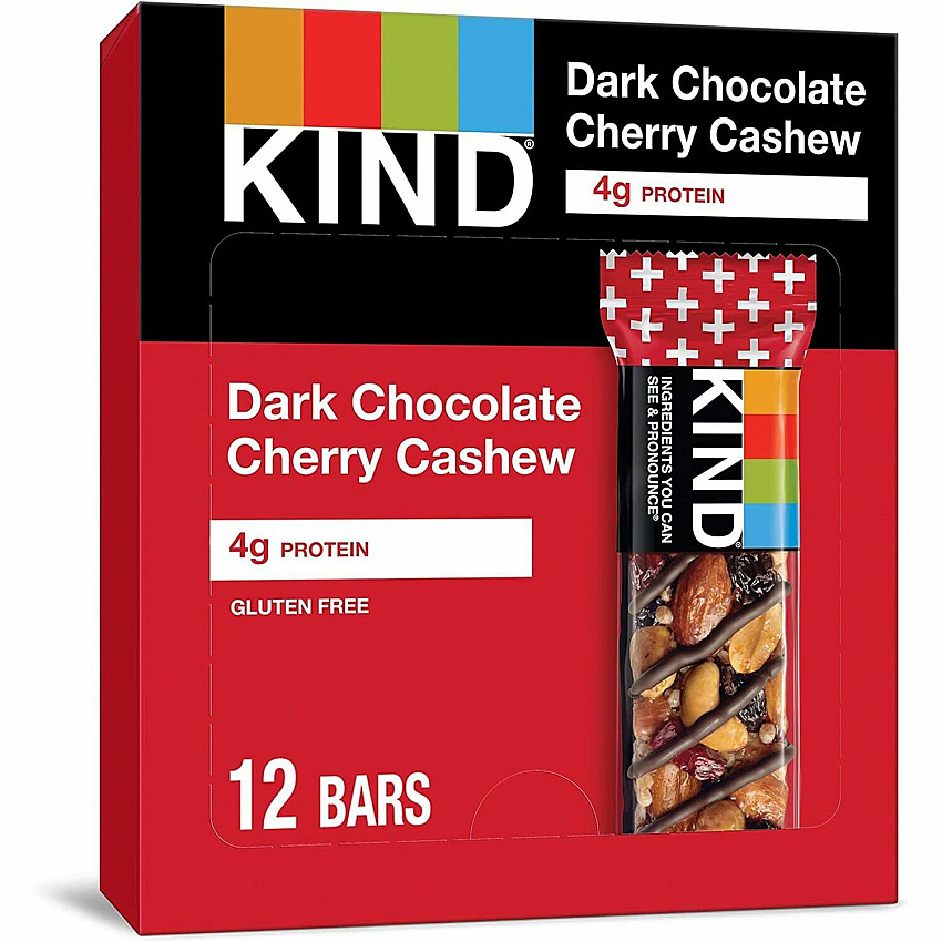 KIND Dark Chocolate Cherry Cashew Nut Bars (KND17250)