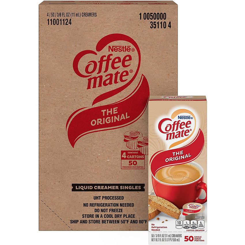 Coffee-mate Coffee-mate Original Liquid Coffee Creamer Singles - Gluten-Free (NES35110CT)
