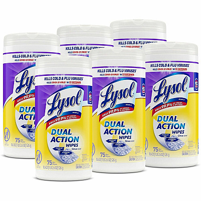 LYSOL Dual Action Wipes (RAC81700CT)