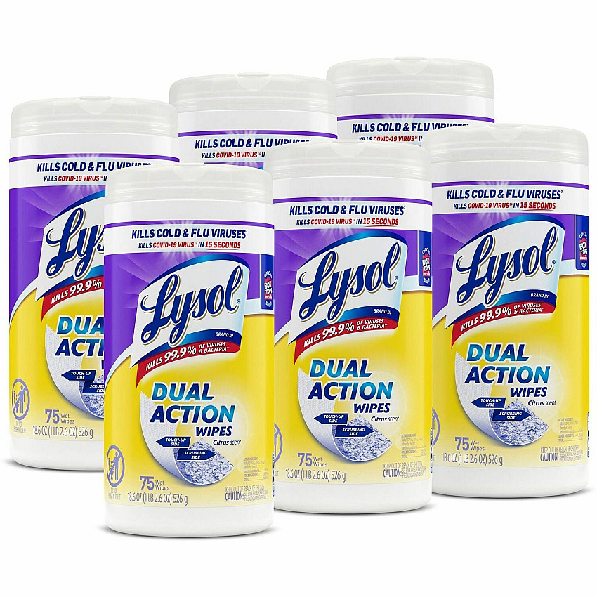 LYSOL Dual Action Wipes (RAC81700CT)