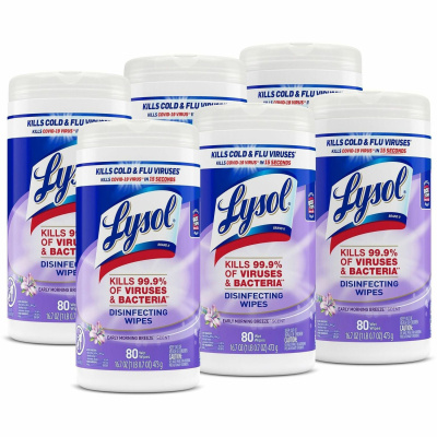 LYSOL Early Morning Breeze Disinfecting Wipes (89347CT)