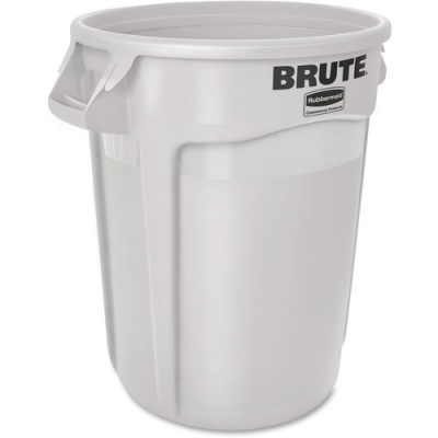 Rubbermaid Commercial Brute 32-Gallon Vented Container (2632WHI)
