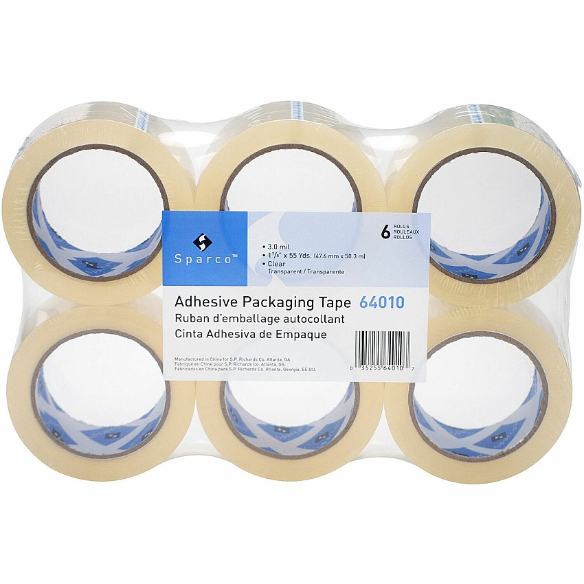 Sparco Premium Heavy-duty Packaging Tape Roll (SPR64010PK)