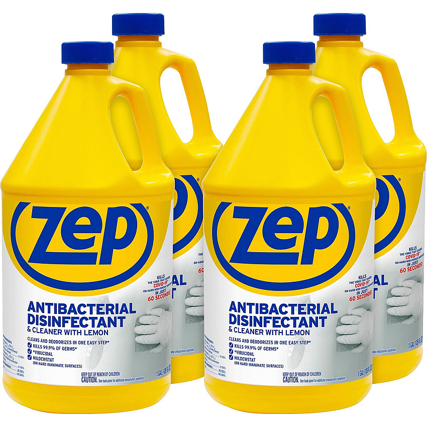 Zep Antibacterial Disinfectant and Cleaner (ZPEZUBAC128CT)