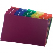 Oxford A-Z Poly Filing Index Cards (73155)