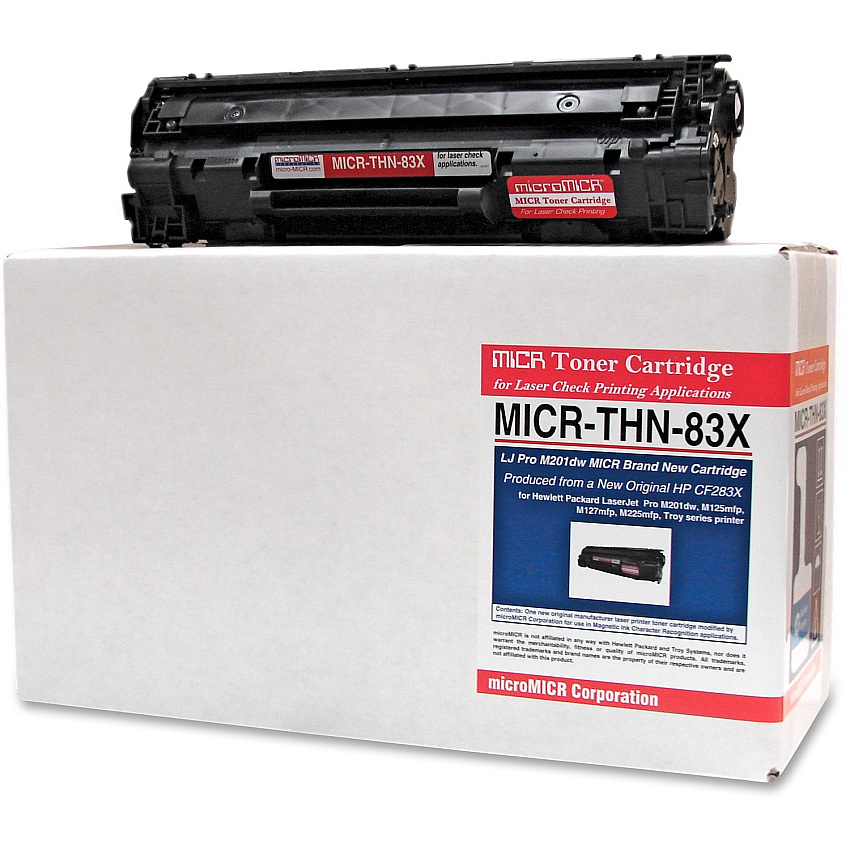 microMICR MICR Toner Cartridge - Alternative for HP 83X (MCMMICRTHN83X)