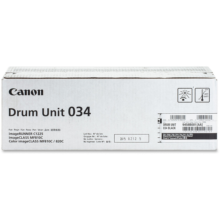 Canon DRUM034 Drum Unit (CNMDRUM034BK)