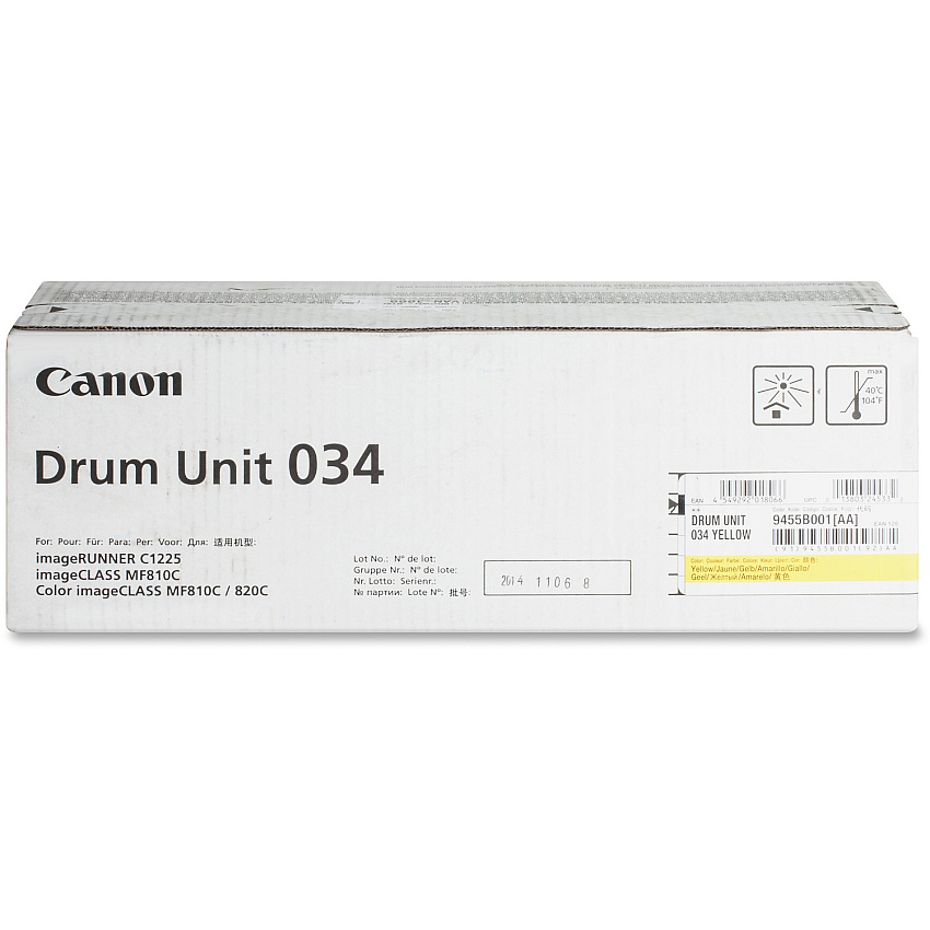 Canon DRUM034 Drum Unit (CNMDRUM034Y)