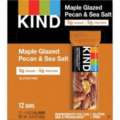 KIND Maple Glazed Pecan/Sea Salt Nut/Spice Bars (17930)