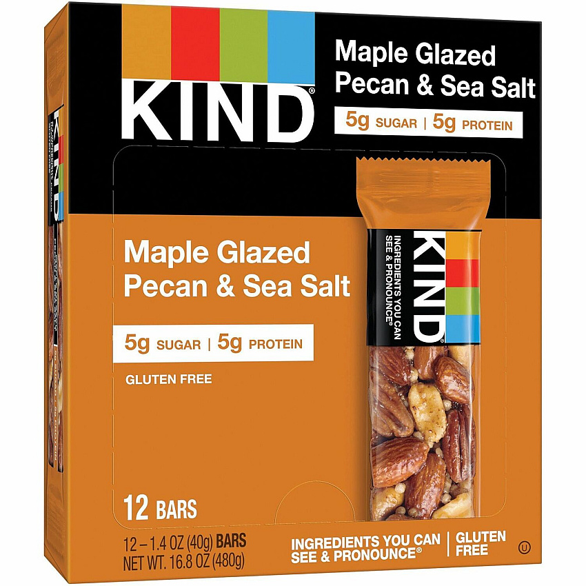 KIND Maple Glazed Pecan & Sea Salt Nut Bars (KND17930)